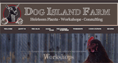 Desktop Screenshot of dogislandfarm.com